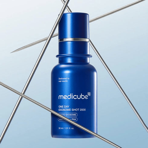 Cumpără online One Day Exosome Shot Pore Ampoule 2000 de la Medicube pentru pori rafinați.
Formulă avansată cu exozomi și ingrediente antiinflamatoare, ideală pentru ten problematic. wowskin.ro